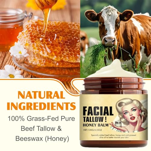 Beef Tallow Balm for Face - Nourishing & Hydrating Skin Care