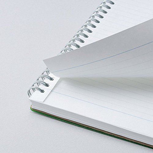 Maruman Septcouleur A4 Spiral Notebook - 160 Pages, Water-Resistant Cover, Twin-Wire Bound, College Ruled
