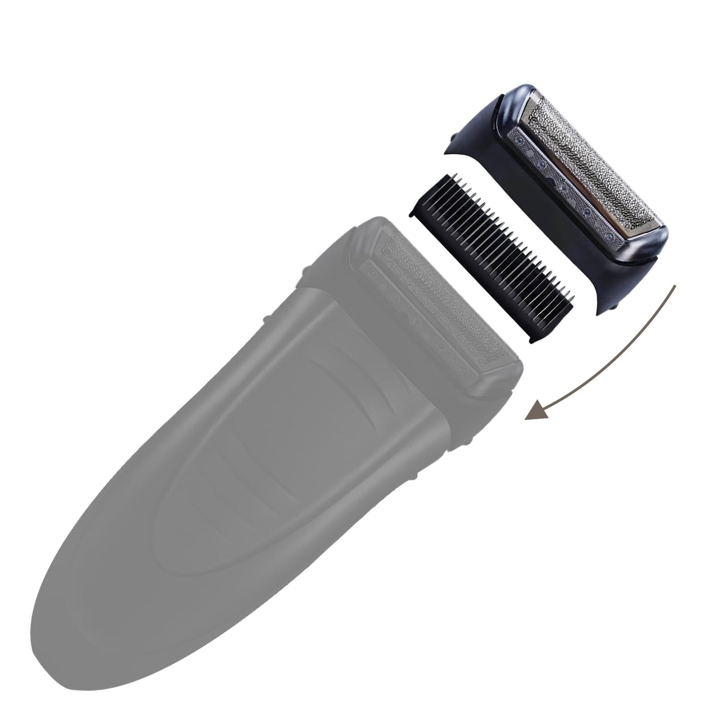 Series 1 10B Foil & Cutter Replacement Head, Razor Replacement Foil & Cutter Cassette with Bra-un Cruzer, 10B/20B 1000/2000 Series, Shaver Head Set Compatible with 190 1735 1775 5728 5729 170S