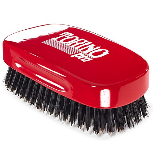 Torino Pro #1900 7-Row Hard Palm Wave Brush for Coarse Hair & Wolfing