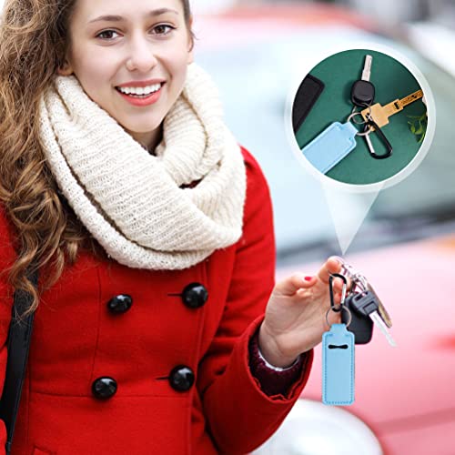 3 Pcs Neoprene Chapstick Holder Keychains for Lipstick