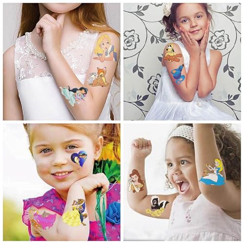 XYLL 10 Sheets Kids Temporary Tattoos – Waterproof Children’s Party Stickers
