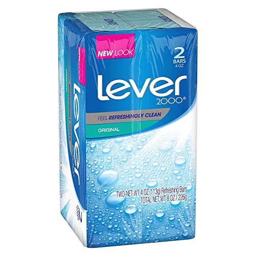 Lever 2000 Original Bar Soap 4 oz – Refreshing, Gentle Clean (3-Pack)