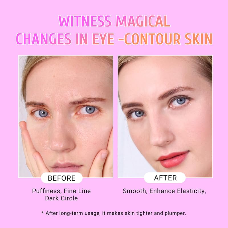 PEAUAMIE Under Eye Patches for Dark Circles & Wrinkles - 30 Pairs