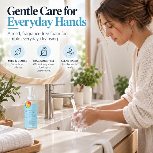 Sonett Organic Foaming Hand Soap Sensitive - 6.8 fl oz, Pack of 1, Certified Organic & Fragrance-Free