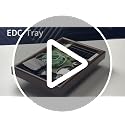 Wooden Valet Tray with Leather Base - Nightstand Organizer for Essentials