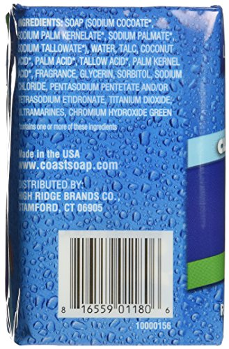 Coast Original Blue Bath Bar Soap - 3 Pack, 12 oz Total