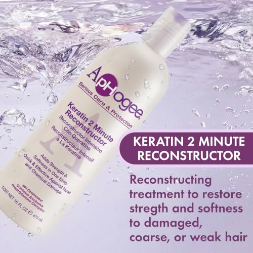 Aphogee Intensive 2 Minute Keratin Reconstructor - Clean Scent, 16 fl oz