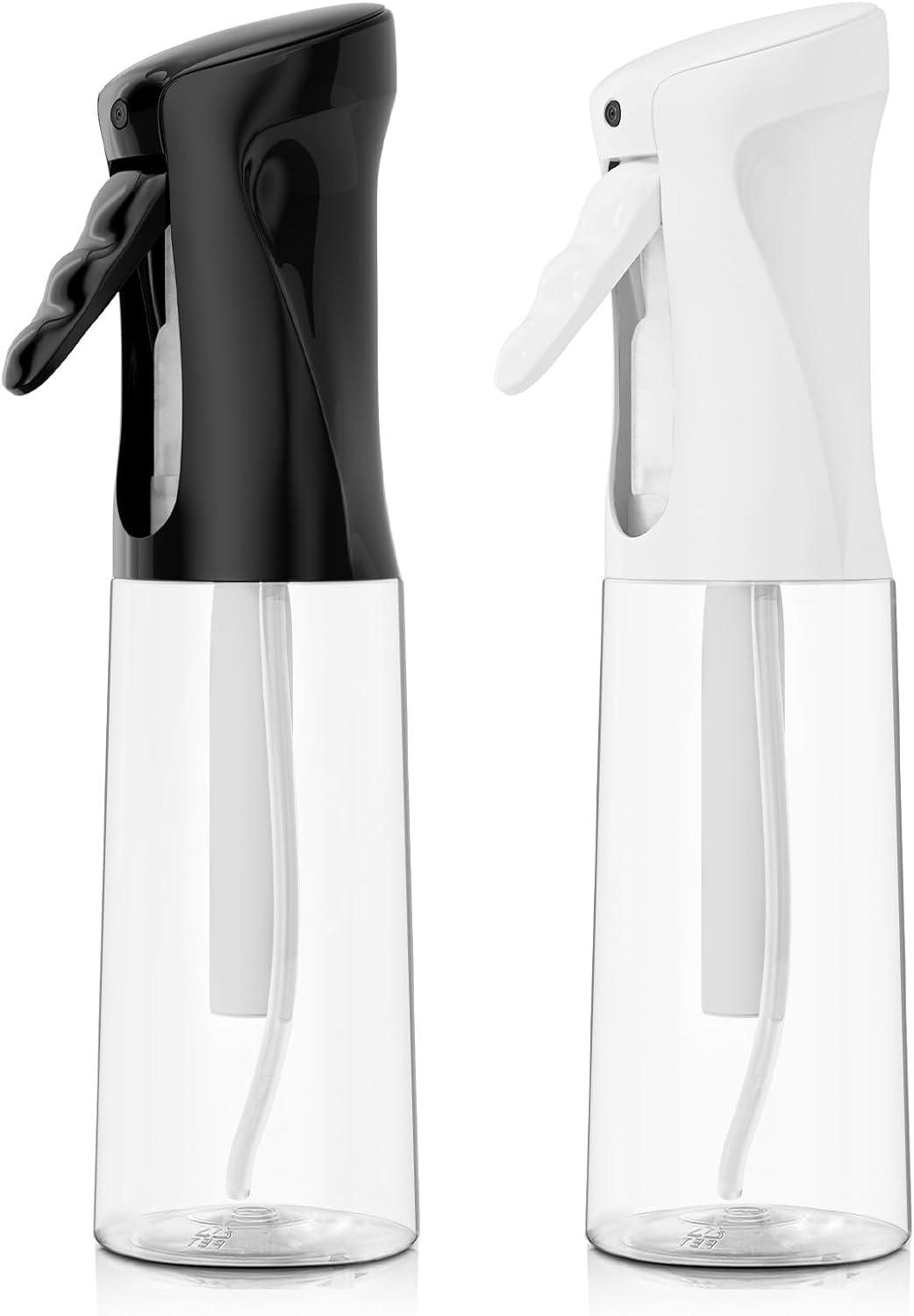 Continuous Spray Bottle for Hair - Ultra Fine Water Mister | 10.1oz/300ml, 2 Pack for Styling & Gardening