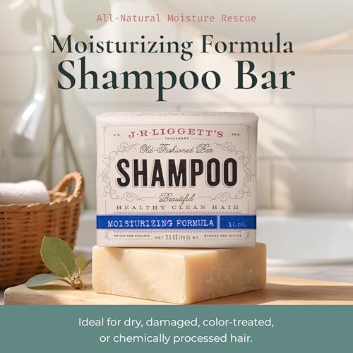 J.R.LIGGETT'S Moisturizing Shampoo Bar - Natural Hair Cleanser, 3.5 oz