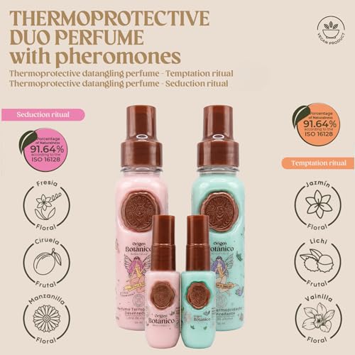 Ritual Bot?nico Keratina Org?nica | Treatment to Straighten, Repair and Relax Hair | All Natural, Organic & Vegan Ingredients | Product of Colombia | Perfume Termoprotector Set