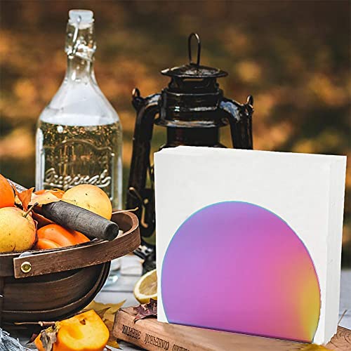 Rainbow Stainless Steel Napkin Holder - Stylish Tabletop Accessory