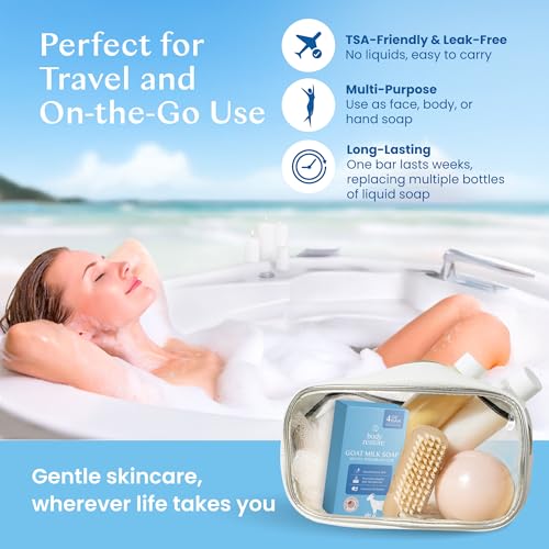 Body Restore 4 oz Goat Milk Soap Bar with Probiotics - Fragrance Free