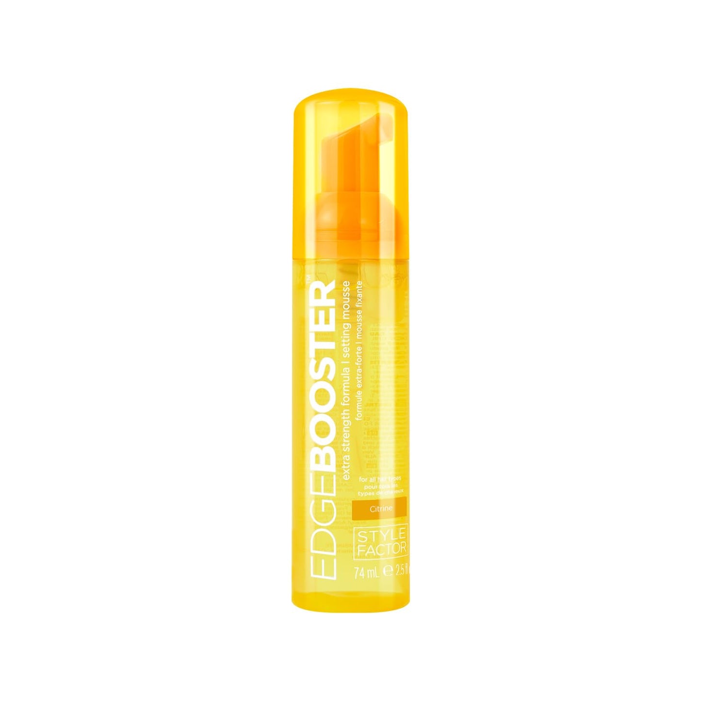 Style Factor EDGE BOOSTER Mousse - Extra Strength Frizz Control & Volume | 6.4oz Morganite for Curly Hair