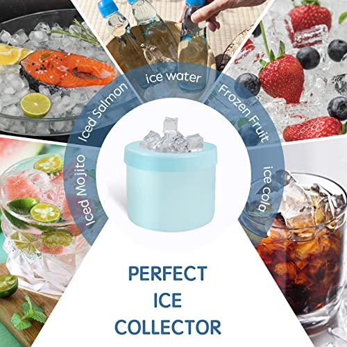 Achouray Silicone Ice Cube Molds - 60 Mini Cylinder Ice Trays