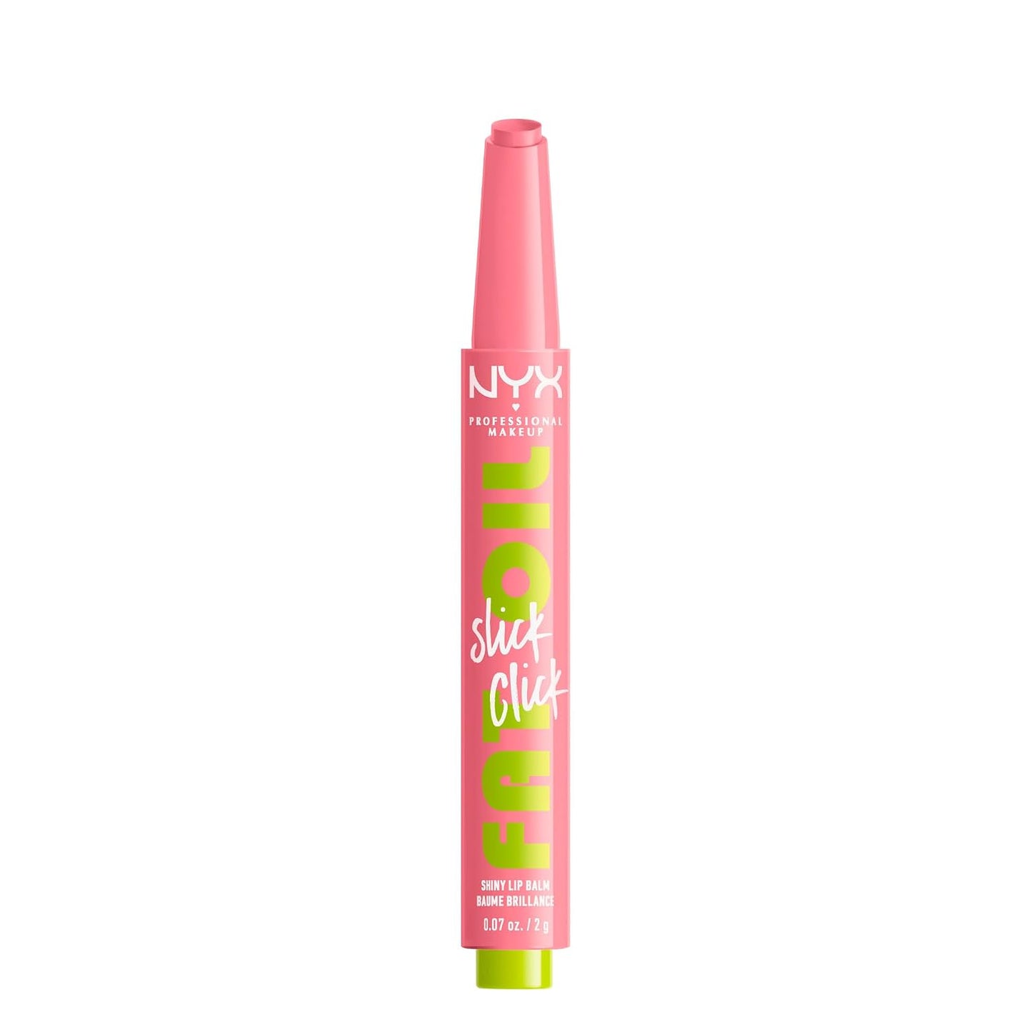 NYX Professional Makeup Fat Oil Slick Click | Lightweight, Buildable Vegan Lip Balm - Richly Pigmented, No Filter Needed