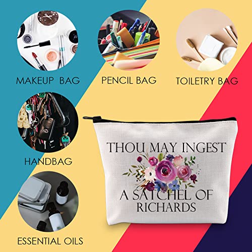 MNIGIU Funny Sarcastic Makeup Zipper Pouch Bag for Cosmetics & Travel