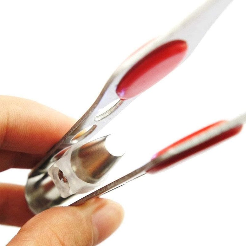 Silver Tweezer With LED Light For Hair Removal Makeup Tool Eyebrow Eyelash Tweezers, Lash Trimmer, Round Trimmer, Brow Tools, Hair Tweezers, Ingrown For Tweezer, Tweeze, Women's