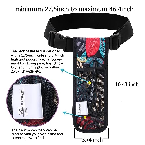 Tuhaoge Massage Oil Holster Belt with Multi-Pocket Bottle Organizer