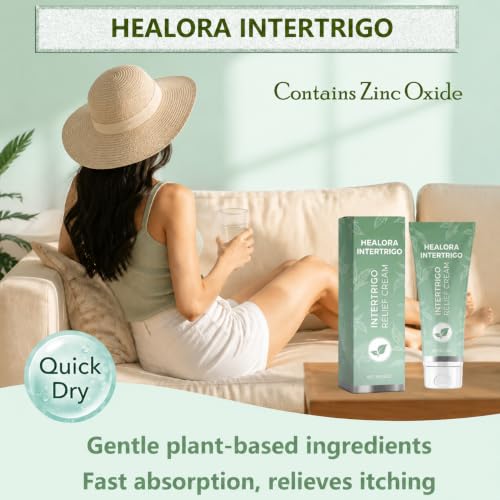 Healora Intertrigo Skin Fold Barrier Cream for Moisture Protection (1 pcs)