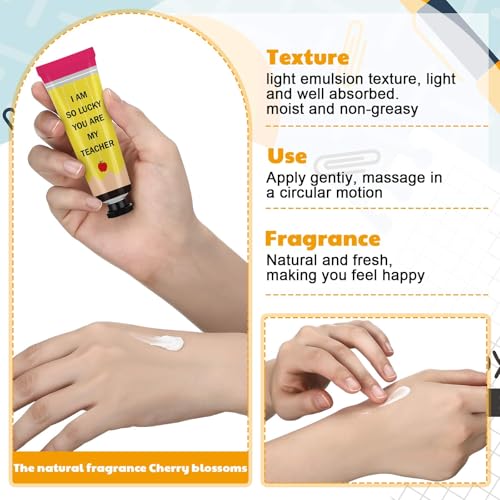 Loopeer 24 Pcs Teacher Appreciation Hand Cream Set - Travel Size Lotion