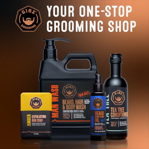 GIBS Grooming Bio Fuel Conditioner for Beard & Hair Growth - 3.25 oz