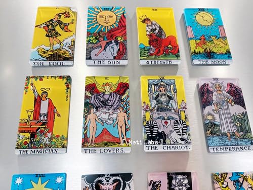 Tarot Card Fridge Magnet - The High Priestess Acrylic Decor