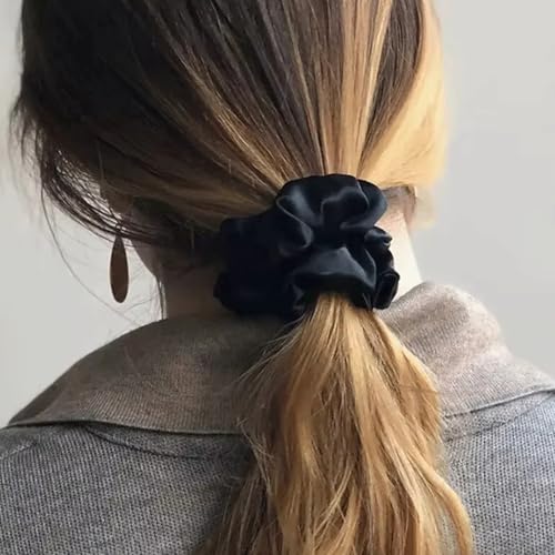 Mimalexin 50-Piece Velvet Hair Scrunchies Set - Soft Elastic Hair Ties