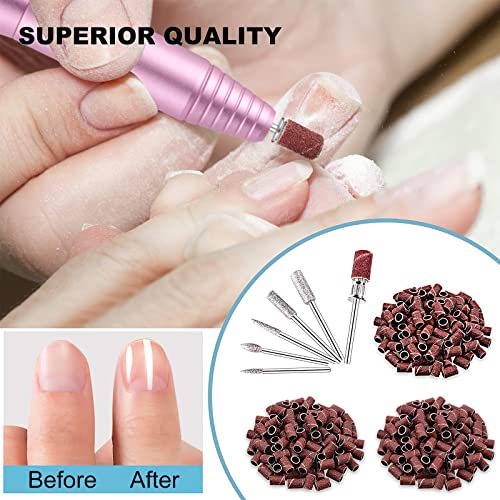 OVX Nail Drill Bits Sanding Set 3 Grits Coarse Medium Fine for Acrylic & Gel Nails