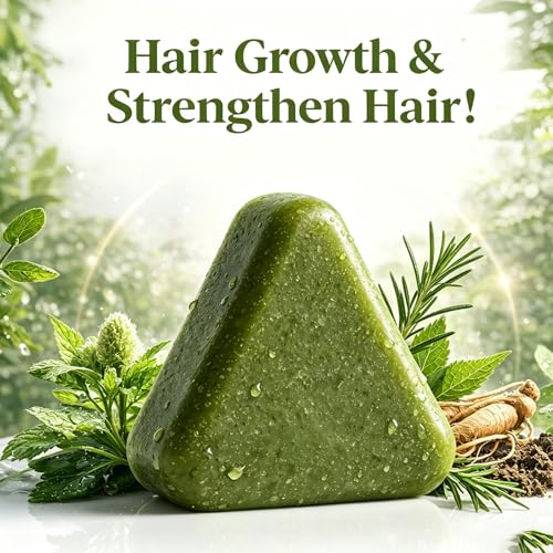 Htcpuo Rosemary Strengthening Shampoo Bar - Nourishing Repair for Damaged Hair, Moisturizing & Scalp Care - Variation 1