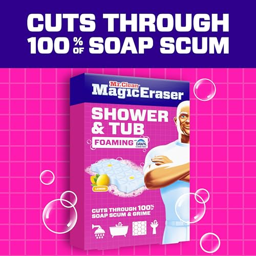 Mr. Clean Magic Eraser Sponge - Lemon Scent, 6ct Shower & Tub Cleaner