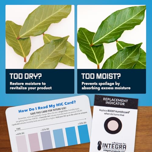 Integra Boost 72% RH Humidity Control Pack for Food Storage - 6 Packs