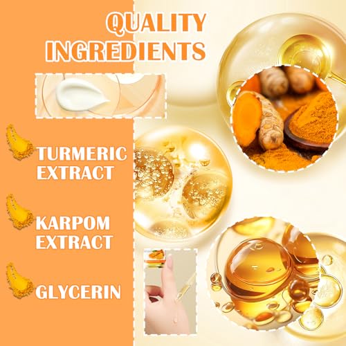 11PCS Turmeric Skincare Set, Skin Care Set with Face Wash, Eye Cream,