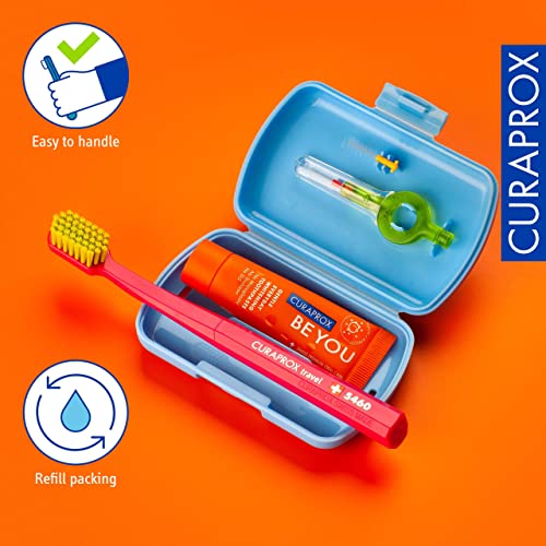 Curaprox Travel Set: CS 5460 Toothbrush, BeYou Toothpaste & Interdental Brushes