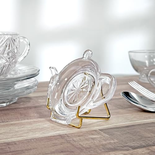 Bard's Gold-toned Wire Easel Stand for Display - 2" H x 2.5" W
