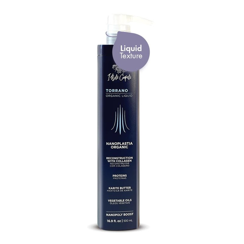 I Belli Capelli Torrano Keratin Hair Treatment - Formaldehyde-Free Straightening in 1 Step | 16.9 Fl. Oz (500ml)