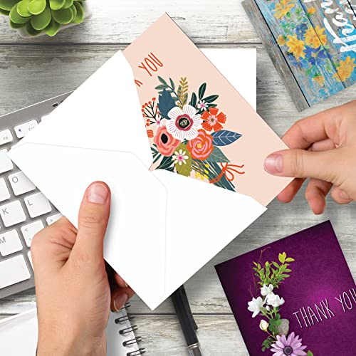 NobleWorks Assorted Thank You Cards Pack of 3 with Envelopes