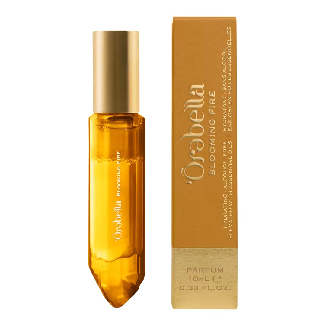 Orebella Blooming Fire Perfume - Travel Size Eau de Parfum for Women | Warm Floral Musk Scent, 0.33 oz