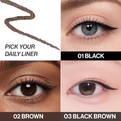 CLIO Sharp So Simple Waterproof Pencil Liner - 2mm Ultra-Slim Dark Brown