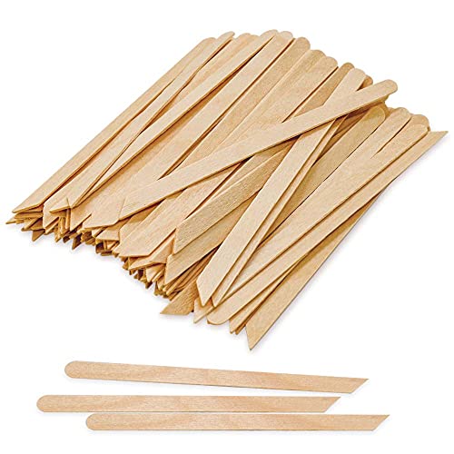 Tachibelle 500 Pack Waxing Applicator Sticks for Hair Removal & Facial Care