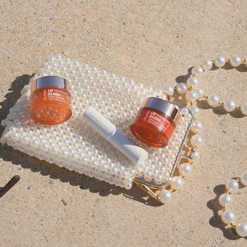 All Natural Lip Gloss with Grassfed Tallow & Hyaluronic Acid - Ultra Moisturizing & Conditioning - Cool Rose, 0.4 fl oz