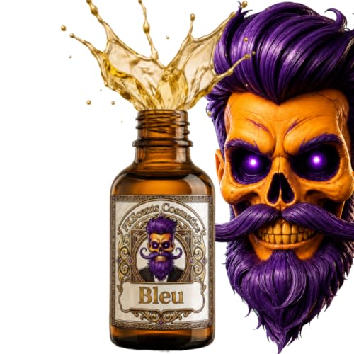 Frank Scents Bleu Scented Beard Oil - 2oz Growth & Conditioning Treatment