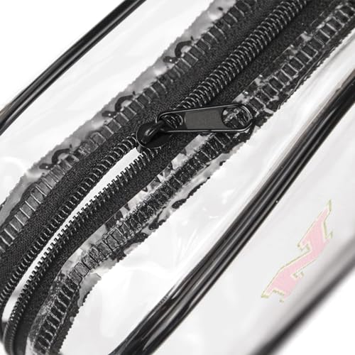 TSA Approved Clear Toiletry Bag - Portable Makeup Organizer for Travel