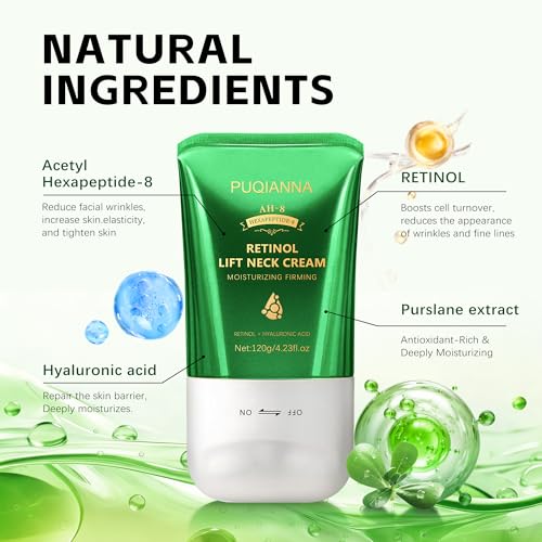 Retinol Neck Firming Cream with Exclusive AH8 Complex, Hyaluronic