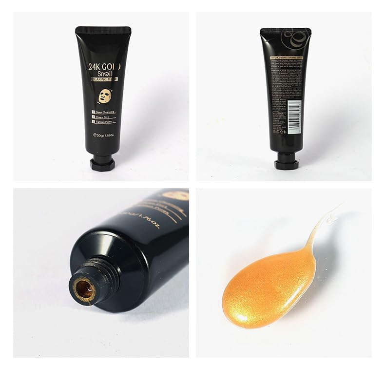 Gold Snail Peel Off Face Mask for Deep Cleansing & Skin Refinement - 150g