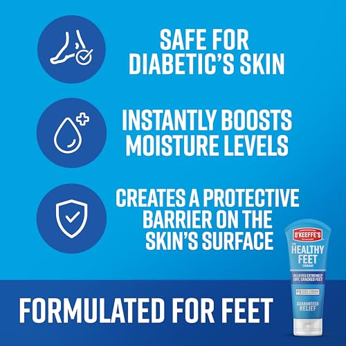 O'Keeffe's Healthy Feet Foot Cream 7 oz - Non-Greasy Dry Foot Care