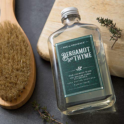 Pre de Provence Bergamot & Thyme Men's Hair and Body Wash, 250ml