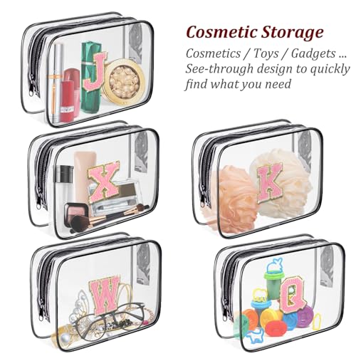 TSA Approved Clear Toiletry Bag - Portable Makeup Organizer for Travel