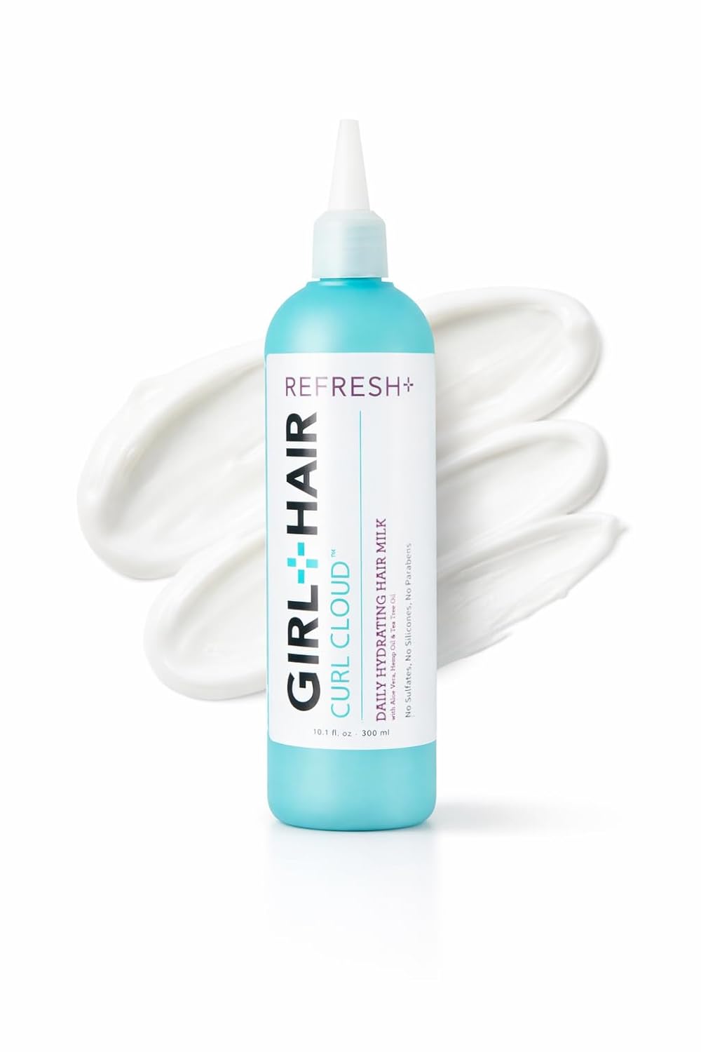 Daily Hydrating Hair Milk - Deep Hydration for Dry Hair | Aloe Vera, Biotin & Coconut Water | 10.1 Fl Oz