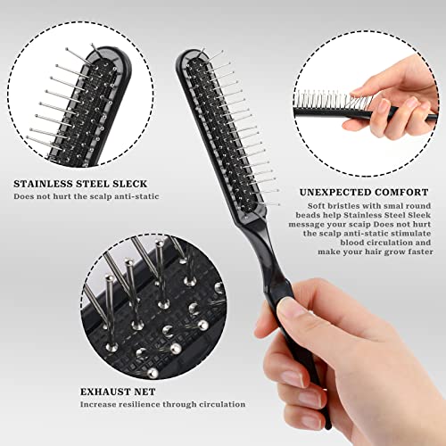 3 Pack Synthetic Wig Brush - Detangling Comb for Wigs & Hair Styling